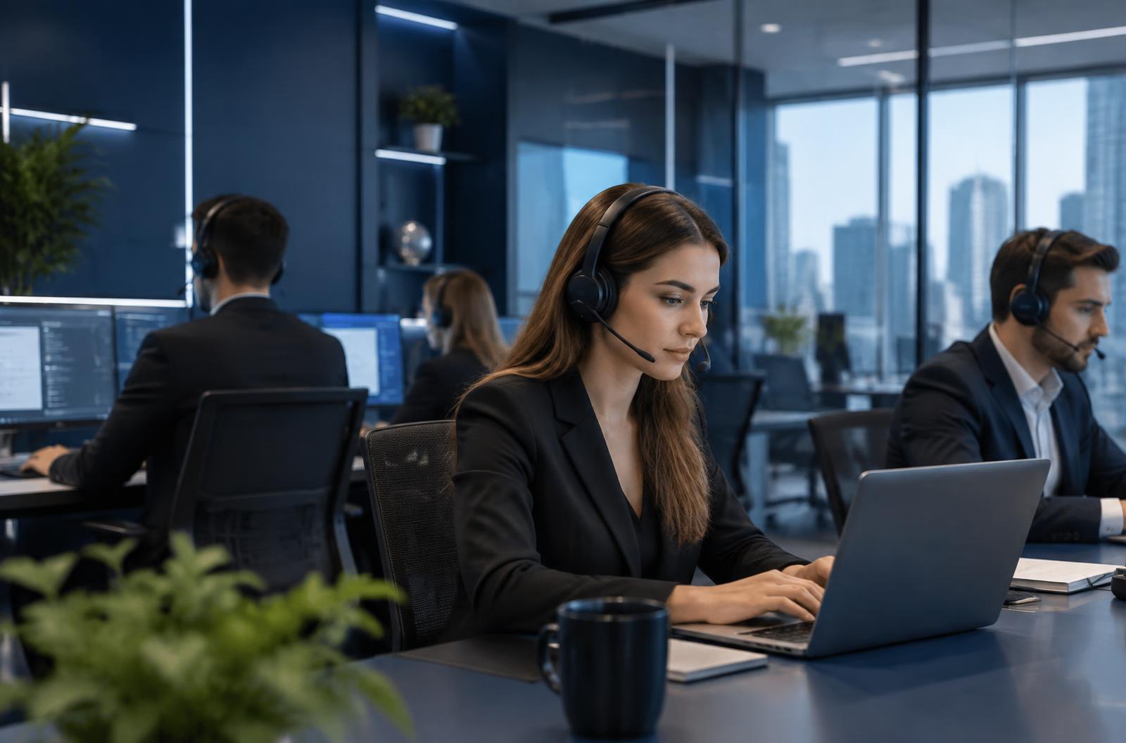 Professional SDR team booking qualified B2B sales conversations